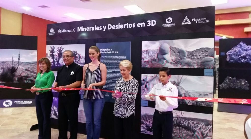 Inauguran exposición “Minerales y Desiertos en 3D”