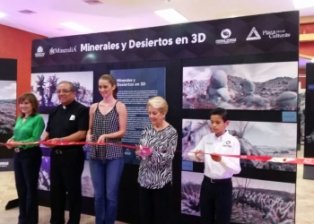 Inauguran exposición “Minerales y Desiertos en 3D”