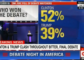 Y el tercer round lo ganan Hillary… y también el peso