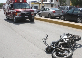Ocho accidentes de motociclistas se registraron en octubre