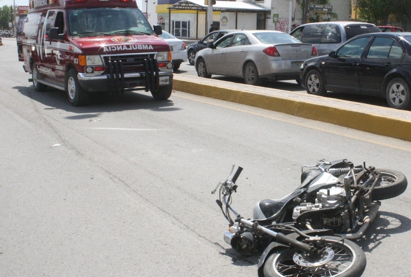 Ocho accidentes de motociclistas se registraron en octubre