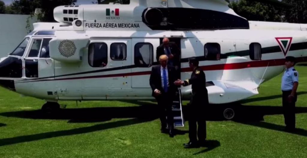 Oculta gobierno datos de traslado de Trump