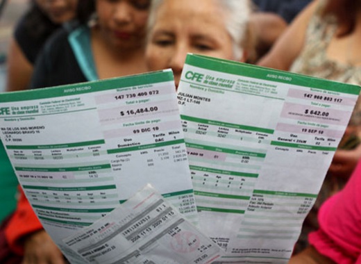Anuncia CFE incremento a las tarifas de luz