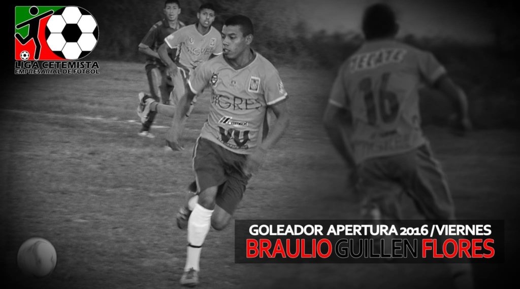 Es Braulio Guillén Mejor Goleador