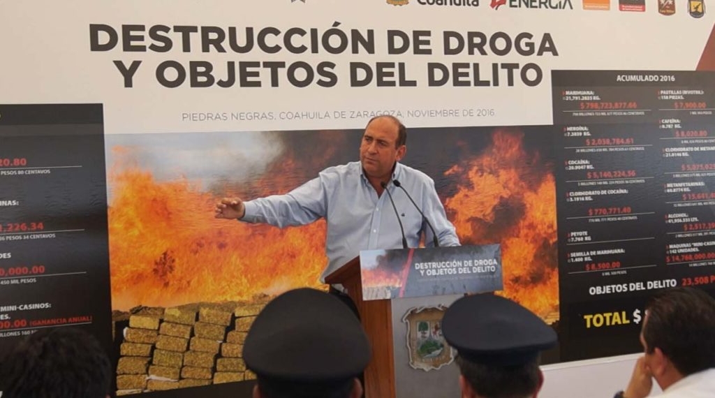 Gobernador de Coahuila reconoce el trabajo realizado en operativos