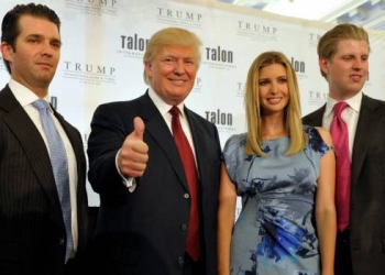 Trump nombra a sus hijos en comité de transición