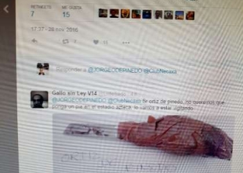 Amenazan en Twitter a Jorge Ortiz de Pinedo, ‘lo vamos a estar vigilando’
