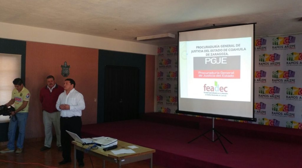Instruye PGJE sobre prevención de delitos electorales