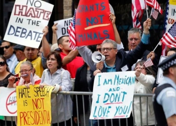 Más de 100 mil personas en EUA protestan por cuarto día contra Trump
