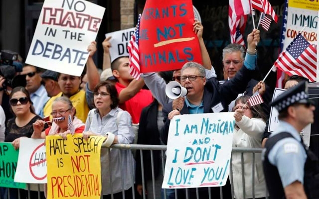 Más de 100 mil personas en EUA protestan por cuarto día contra Trump