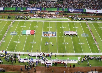 Partido de la NFL cambia la apariencia del estadio Azteca