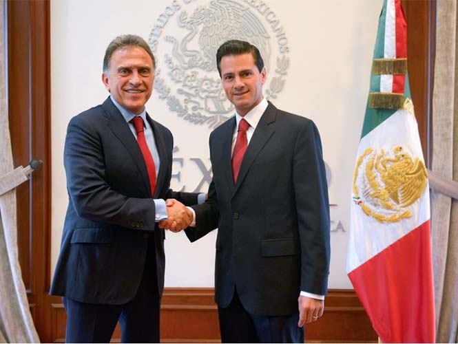 Reconoce Yunes respaldo de Peña Nieto