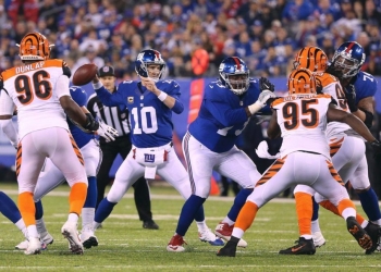 Giants obtienen complicada victoria ante Bengals