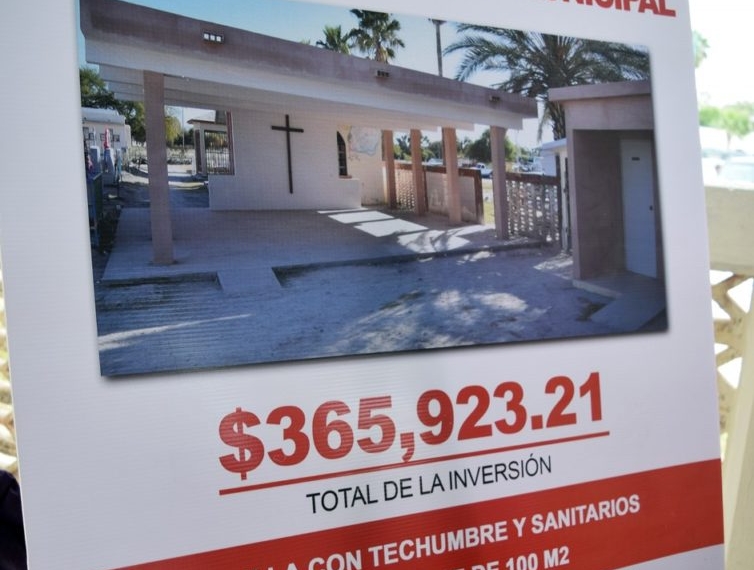 Entregan capilla a cielo abierto en panteón de Nava