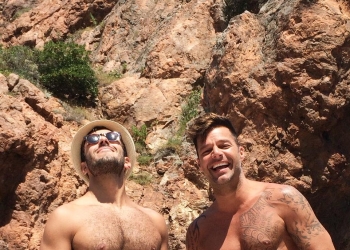 Ricky Martin y su novio disfrutan de Puerto Vallarta