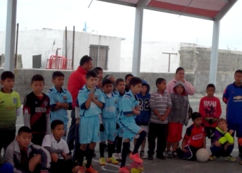 Inauguran liga de Fútbol Infantil 7