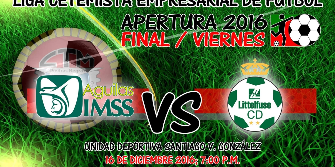 Hoy es la Gran Final de la Liga Cetemista Empresarial de Futbol