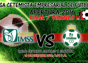 Hoy es la Gran Final de la Liga Cetemista Empresarial de Futbol
