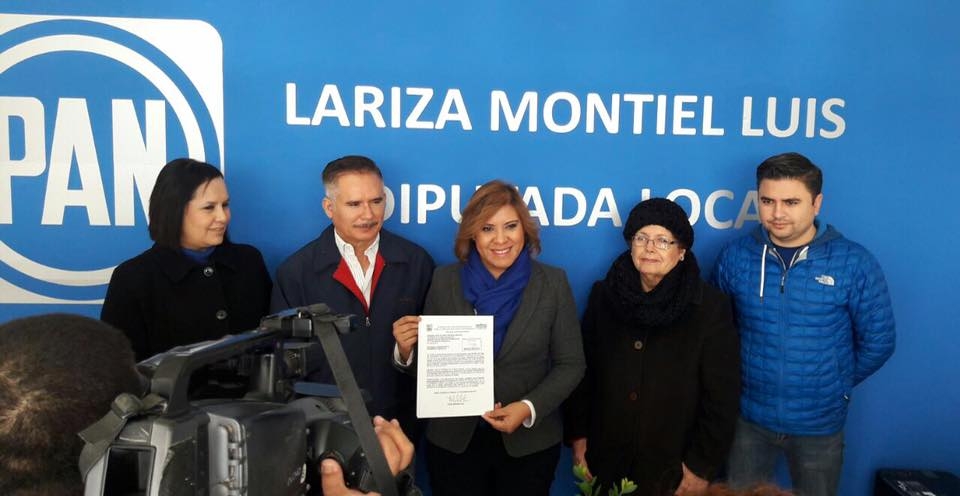 Pide licencia Lariza Montiel, busca la alcaldía de PN