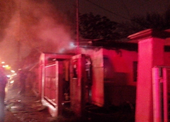 Sufren quemaduras padre e hijo en incendio