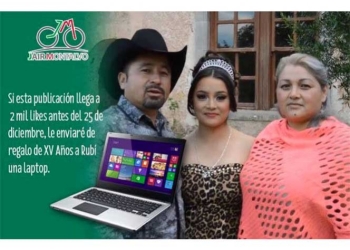 Ofrece regidor regalar laptop de $8 mil a Rubí y lo tunden en redes