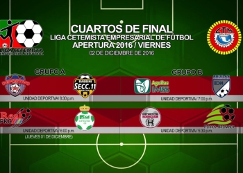 Hoy inician los Cuartos de Final en la Unidad Deportiva