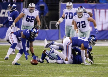 Los Giants rompen la racha ganadora de los Cowboys