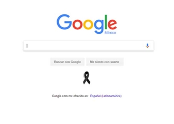 Google se ‘viste’ de luto tras ataque en colegio de Monterrey