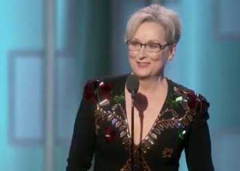 Meryl Streep conmueve en los Globos de Oro y critica a Donald Trump