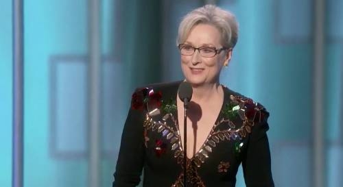 Meryl Streep conmueve en los Globos de Oro y critica a Donald Trump