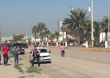 A balazos disuelven manifestación en Monclova