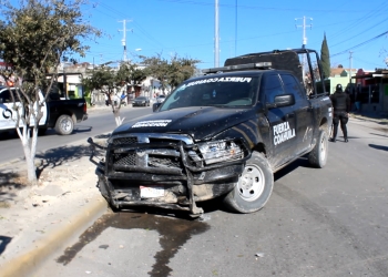 Choca camioneta de Fuerza Coahuila