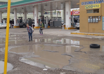 La calle México sigue en las mismas condiciones