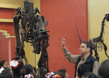 Inauguran exposición “Dinosaurios Ahora” en la Pirámide del Sol
