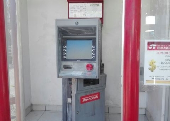 Dañan cajero automático