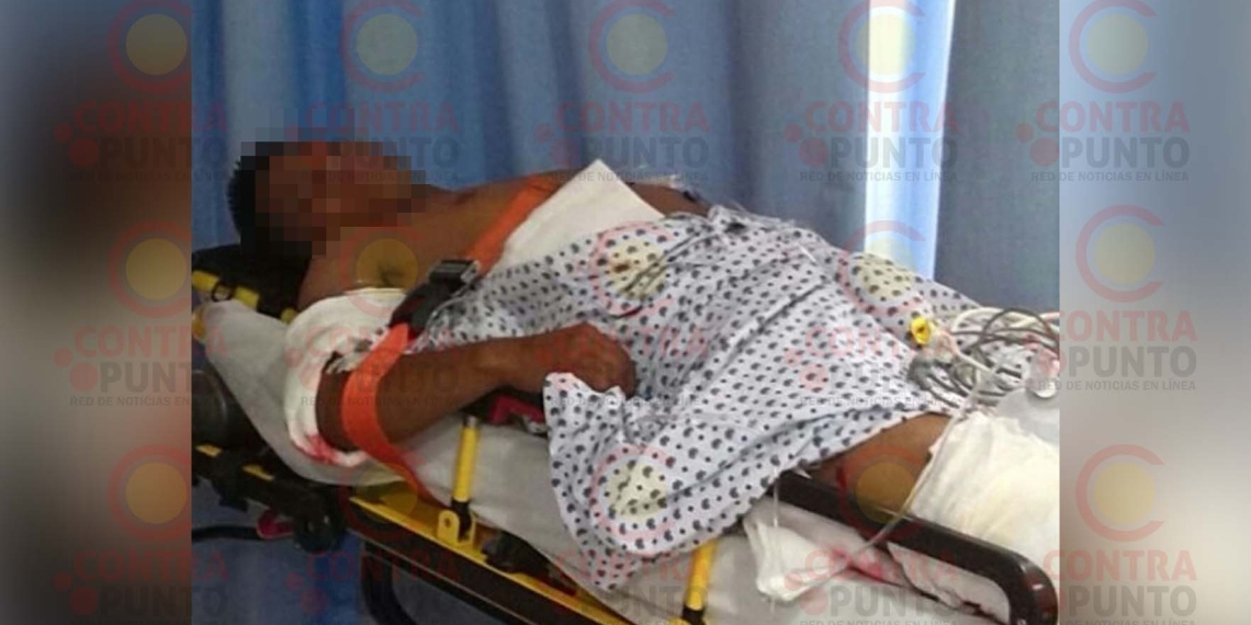 Balean a un joven en la pierna