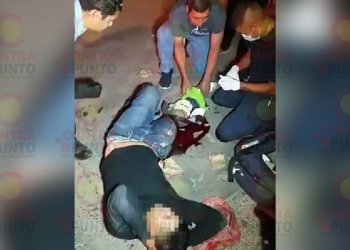 Logran salvarle la pierna a motociclista accidentado
