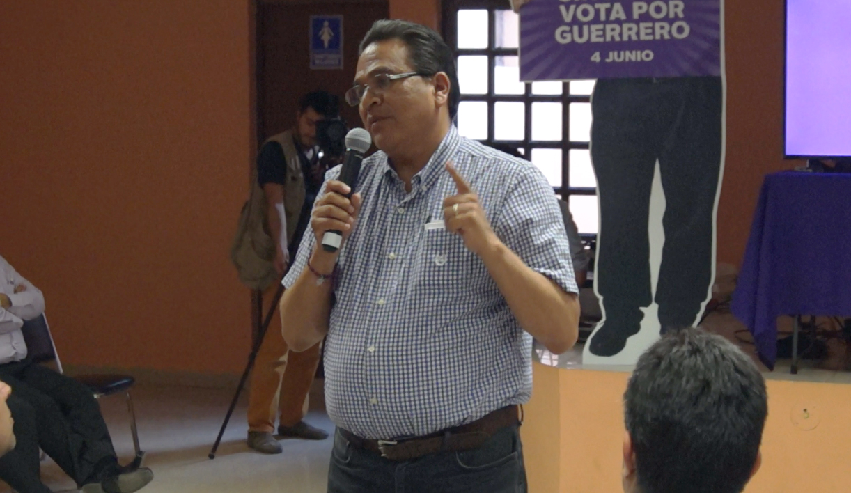 Javier Guerrero García, candidato independiente por la gubernatura de Coahuil. (Foto: ContraPunto/Adrián Martínez Rodríguez)