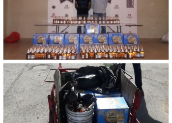 Arrestan a dos hombres por robar cerveza