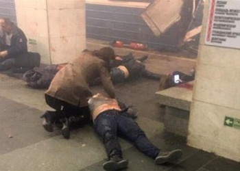 Declaran tres días de luto en San Petersburgo tras explosión en el metro