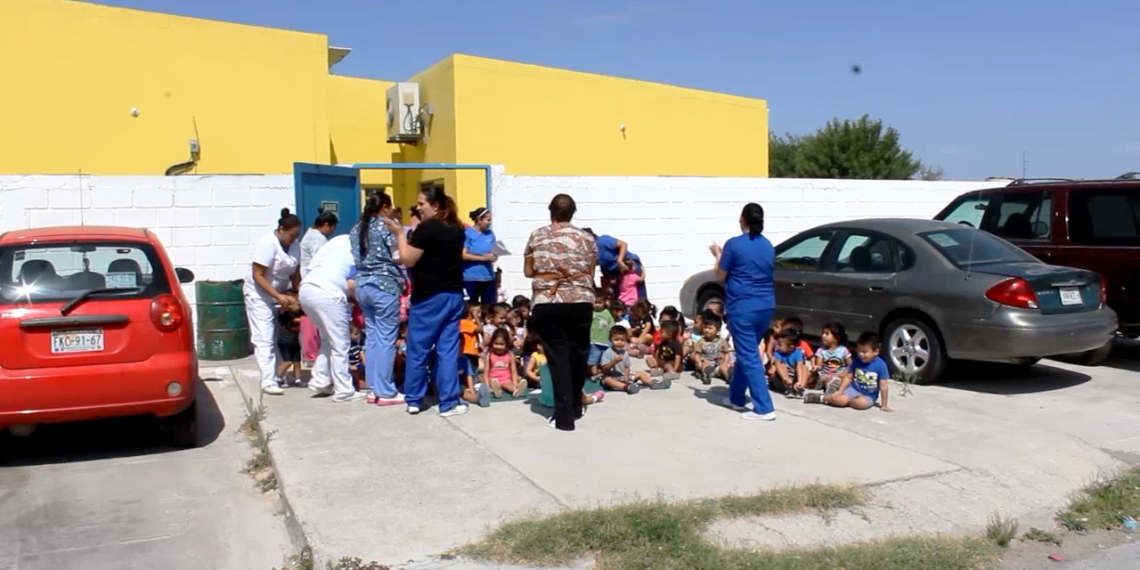 Realizan simulacro en guardería
