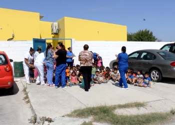 Realizan simulacro en guardería