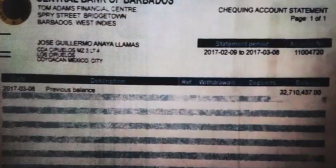 Exhiben supuesta fortuna de Guillermo Anaya