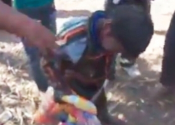 Indignante video, emborracha a niños hasta la inconsciencia