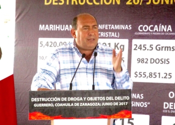 El diablo sí existe y es el narcotráfico; Rubén Moreira