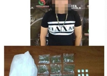 Detienen a sujeto que distribuía droga en secundarias de PN