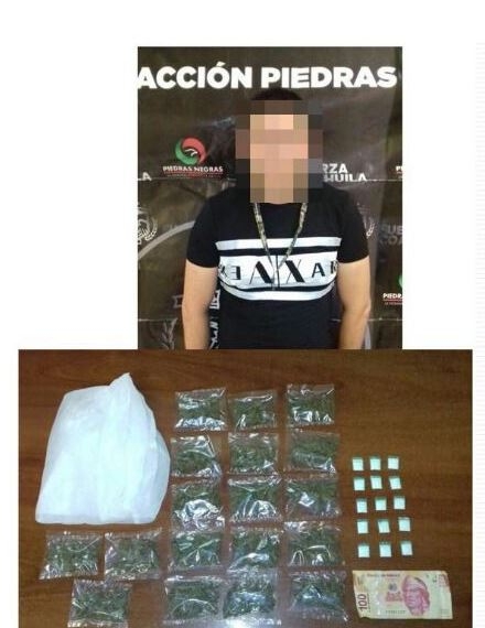 Detienen a sujeto que distribuía droga en secundarias de PN