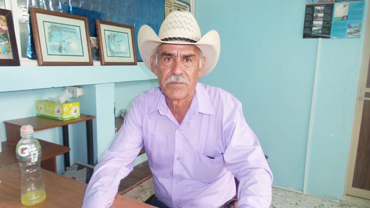 Melecio García González., productor agrícola del ejido Los Álamos. (Foto: especial)
