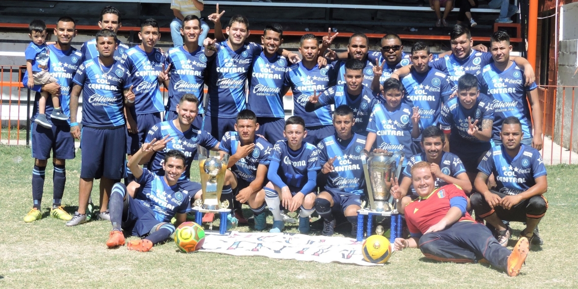 La Central logra bicampeonato en torneo de fútbol del IMSS
