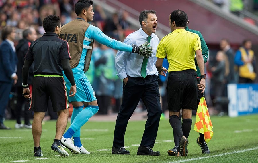 Osorio vuelve a perder la cabeza en la Copa Confederaciones